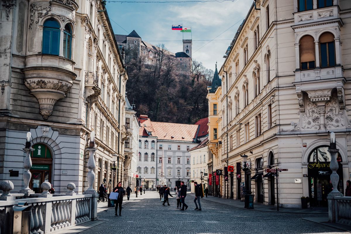 Ulica v Ljubljani